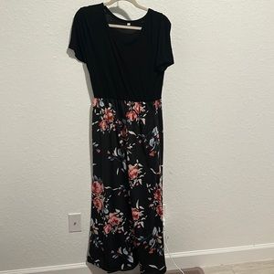 FLORAL DRESS WITH POCKETS
